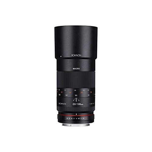 Rokinon 100mm F2.8 ED UMC Full Frame Telephoto Macro Lens for Olympus and Panas…