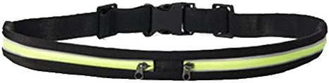 Oukinakinn Running Belt Waterproof and Reflective Waist Fanny Pack Outdoor and Sports Fitness Workout Belt for Men/Women , Hiking