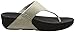 FitFlop Women's Lulu Thong Sandal,Antique White,8 M US