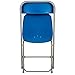 Flash Furniture Hercules Series Plastic Folding Chair - Blue - 650LB Weight Capacity Comfortable Event Chair - Lightweight Folding Chair