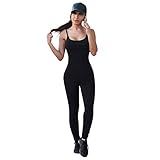Jumpsuits,NOMENI Bodysuit Women Condole belt Sports Clubwear Party Bandage Long (M, Black)