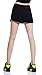 Women Casual Skirt Golf Running Skort with Underneath Shotrs Black XL