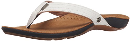 Reef Women's Miss J-Bay Thong Sandal,Tan/White,9 M US