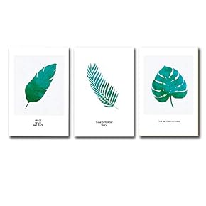 3 Panel Minimalist Design Plants Painting Wall Decor...