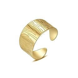 14K Gold Plated Adjustable Ring Handmade Gold Rings