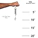 Woodstock Wind Chimes for Outside, Garden, Patio, Porch and Outdoor Decor (10'') Gem Drop Chime Prism Small Wind Chimes Christmas/Hanukkah Gifts (GEMPR)