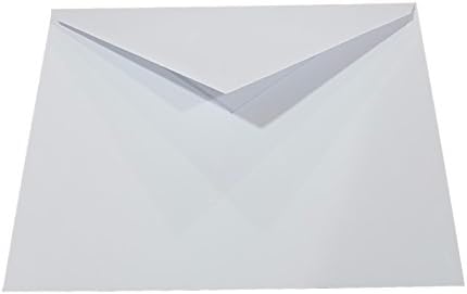 50 Luxury Thick Envelope Luxury Wedding Invitation Cards Paw Pointed Erased 162 x 229 mm C5 A5 Bright White 135g