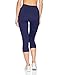 Baleaf Women's High Waist Yoga Capri Leggings Tummy Control Non See-Through Fabric