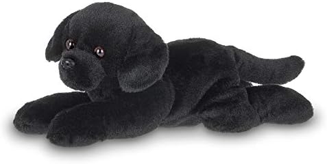 black stuffed dog