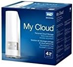 External hard drive HDD WD NAS My Cloud 4TB, USB 3.0, Network White
