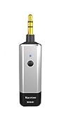 Maceton Aluminum Wireless Bluetooth 4.1 Receiver with Amplifier and Lossless APT-X and Bass Boost Option for Headphone/ Car Audio/ Speaker/ Home Stereo/PC/ Earbuds