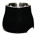Dogit Elevated Dog Bowl, Stainless Steel Food & Water Dish for Dogs, Large, Black primary