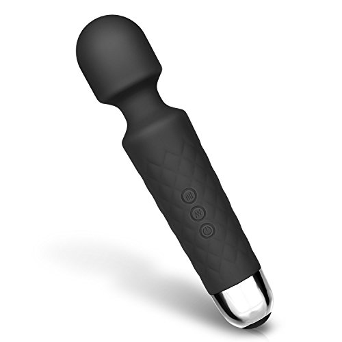 Usb rechargeable cordless wand massager - 8 powerful sp…