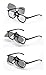 Tacloft Unisex Adult Polarized 3D Clip-on Glasses 2 Pack (RealD & IMAX)