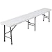 Best Choice Products 3pc Portable 6' Folding Table and Bench Set Combo Resin