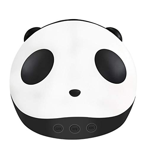 Makeupstore Nail Dryers for Gel and Regular Polish, Panda 24W LED UV Nail Lamp with 3 Timer Setting White
