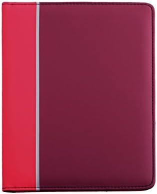 Tonal Junior Writing Padfolio and Personal Organizer with Bonus Pad in Red