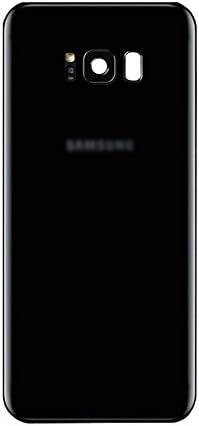 QSTREAM New Back Glass Replacement for Samsung Galaxy S8 &amp; S8 PLUS (All Carriers) Rear Cover Glass Panel Case Housing with Adhesive Preinstalled Repair Part