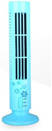 Tootu New Mini Portable USB Cooling Air Conditioner Purifier Tower Bladeless Desk Fan (Blue)