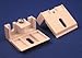 Hunter Douglas Duette Brackets 1 Pair For Stanard Pull cord 3/8