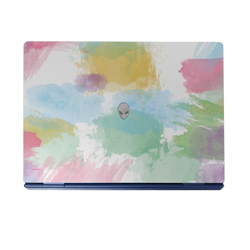 Laptop Skin Compatible with Alienware 16/16X Aurora (2025) - Watercolor White -…