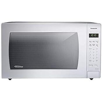 Panasonic NN-SN936W Countertop Microwave with Inverter Technology, 2.2 cu. ft., 1250W, White