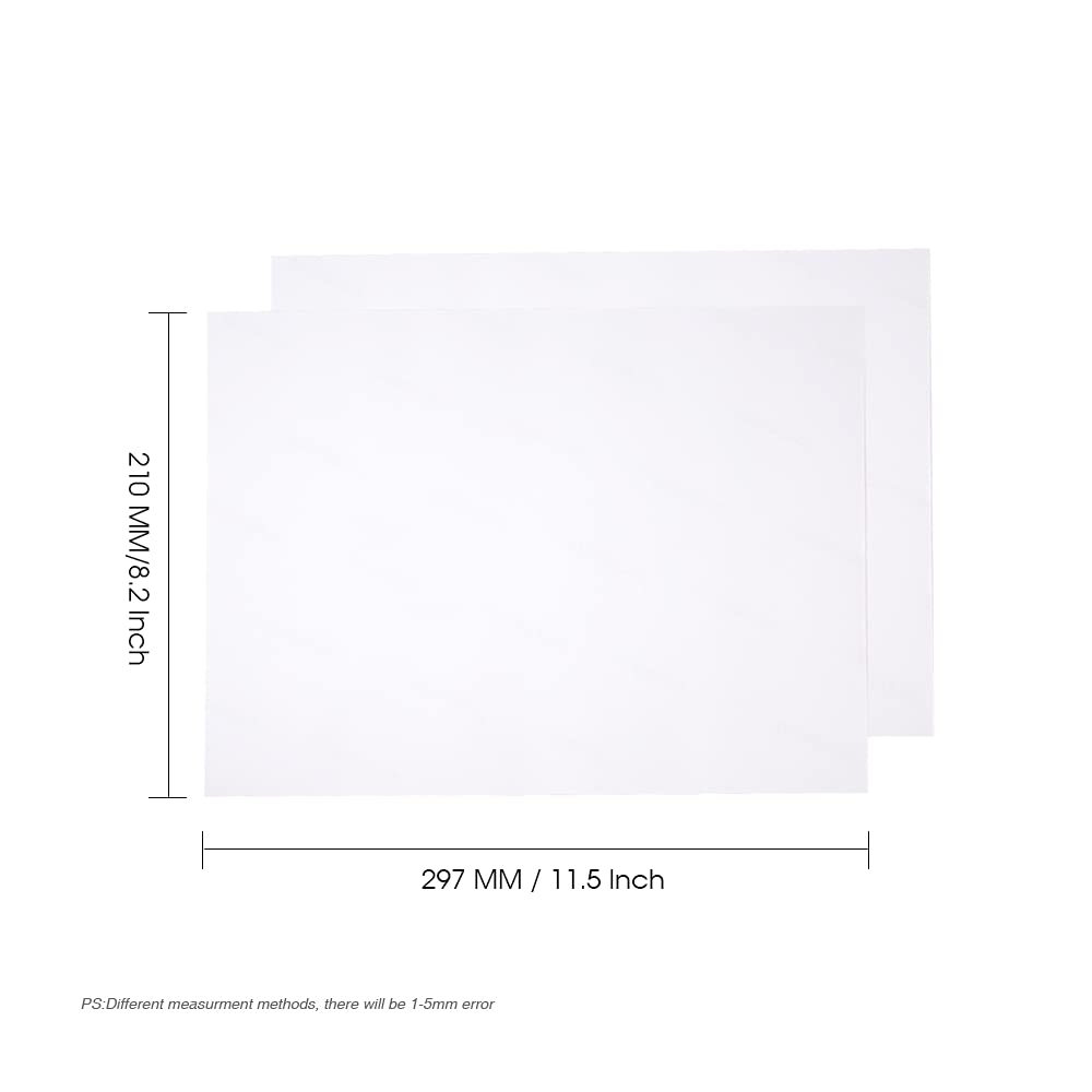 PYD Life Sublimation Heat Transfer Paper 8.2 x 11.5 Inch A4 Size,100 Sheets,for Sublimation Blanks Mugs Tumblers Water Bottles T-shirt Bags Use Sublimation Ink 125 g