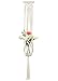 Mkono Macrame Plant Hanger Indoor Wall Hanging Planter Basket Long Flower Pot Holder Boho Home Decor, 46 Inch