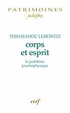 Corps et esprit : Le problème psycho-physique by 