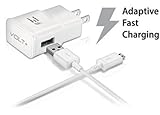 Adaptive Fast Quick Charge 2.0 Wall Charger with 6ft Micro-USB Data Cable Kit for Smartphones & Tablets! - Volt+