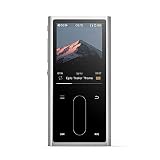 FiiO M3K HiFi Metal Shell MP3 Player with Digital Voice Recorder,24 Hours Playback and Expandable Up to 512GB with Independent Lock & Volume Control,Silver