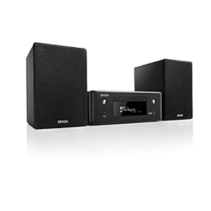 Denon CEOL N-10 Stereo Set met CD Speler & Radio, Microset met Bluetooth, WiFi, Airplay 2, Muziek Streamen, HEOS…