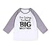 Big Brother Shirts Toddler Baby Boys Kids Long Sleeve Raglan Shirt Baseball Jersey Tee Cotton T-Shirt (Grey, 1-2 Years)
