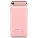 PowerBear iPhone 7 Battery Case (MFI) [3100mAh] High Capacity External Rechargeable Charger Pack for Apple iPhone 7 (Up to 160% Extra Battery) - PINK [24 Month Warranty & Screen Protector Included]