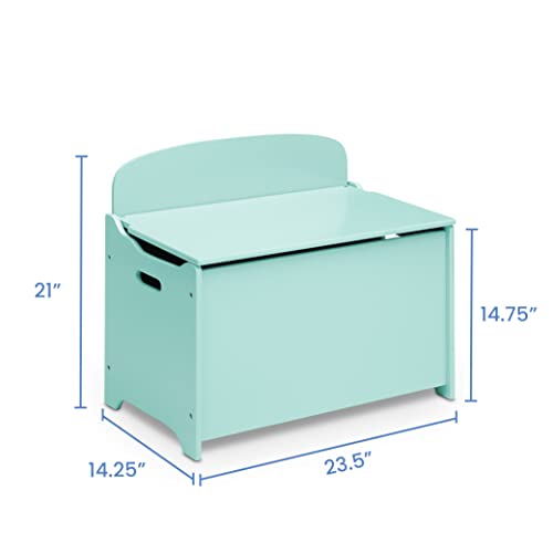 Delta Children MySize Deluxe Toy Box, Mint Pricepulse