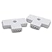 Xiaoyztan 2 Pcs 4-Pin LED Female Connector 3-Way T Shape for 5050 RGB LED Strips Connection, Tee-Shape Led Light Strip D.I.Y Extension Adapters