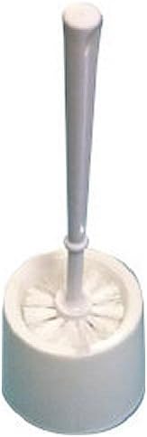 HUB City Industries 27E-WC Toilet Bowl Brush with Cup - 4" Poly Bristle, 10" Handle