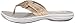 Clarks Women's Brinkley Keeley Flip Flop, Gold, 10 M US