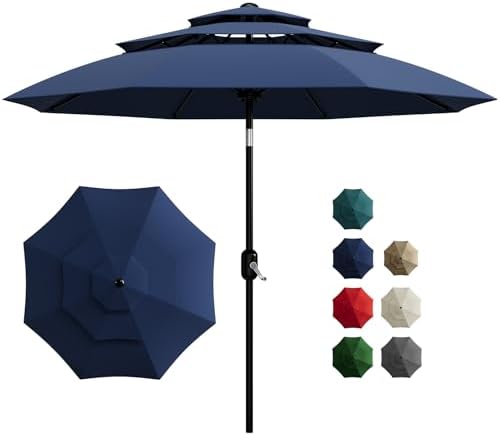 abccanopy cantilever patio umbrella ABCCANOPY 10 ft. Cantilever Offset Hanging Patio Umbrella in Dark Gray