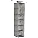 Amazon Basics - 6 Tier Hanging Shelf Closet Storage Organizer, AQ-NON1016, Grey, 8.5