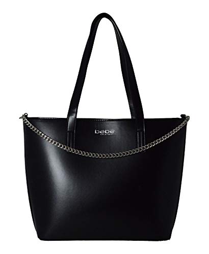 bebe black tote bag