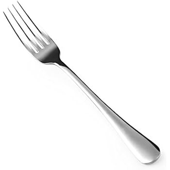 Hiware 12-Piece Good Dinner Forks Cutlery Set, Stainless Steel Dessert Forks - 8 Inches