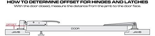 Kason Complete Latch Kit - Kason 58 - Offset Strike 3/4" to 1-1/2" - Thumbnail 6