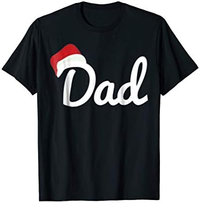 Mens Mens Dad Christmas Santa Family Matching Pajamas Gift T-Shir