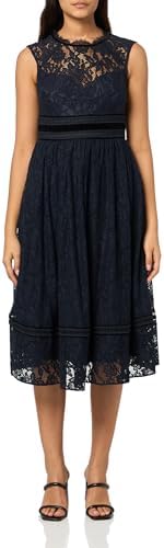 adrianna papell lace embroidery black dress Amazon.com: Adrianna Papell Women's Embroidered Lace Midi Dress, Black, 4 : Clothing, Shoes & Jewelry