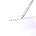 Liquid Gel Pen, 0.35mm, Needle Tip, Black Ink, 12 Count