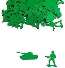 Army Confetti | First Birthday Party | Army Baby Shower | Military Wedding | Military Decor | Army Tank Party | Tank Decor | Toy Army Men