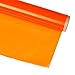 Hygloss Products Roll Cellophane Wrap for Crafts, Gifts, and Baskets 20 Inch x 12.5 Feet, Orange