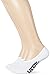Vans Men's Socks No Show Socks White with Black Lettering-3 Pairs