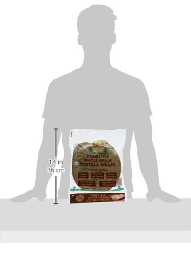 HomeStyle Whole Grain with Flaxseed Tortilla Wraps 20ct Kosher Certified by KSA